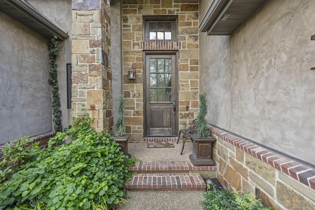 3260 W Rivulet Pass, Springfield, MO 65810 - view of exterior entry featuring stucco siding