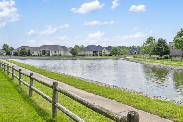 3260 W Rivulet Pass, Springfield, MO 65810 - water view with nearby suburban area and fence