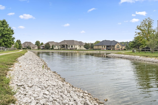 3260 W Rivulet Pass, Springfield, MO 65810 - water view with nearby suburban area and fence