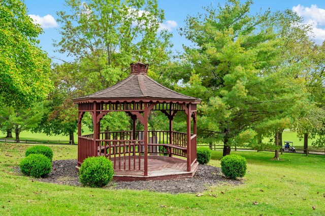 3260 W Rivulet Pass, Springfield, MO 65810 - view of home's community with a gazebo and view of scattered trees