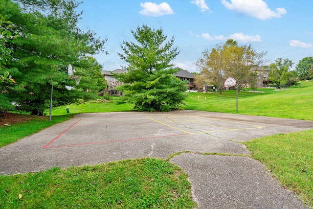 3260 W Rivulet Pass, Springfield, MO 65810 - view of basketball court featuring community basketball court and a lawn