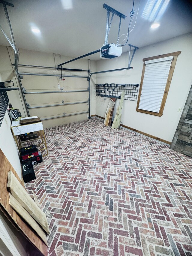 3260 W Rivulet Pass, Springfield, MO 65810 - garage with a garage door opener, recessed lighting, and baseboards