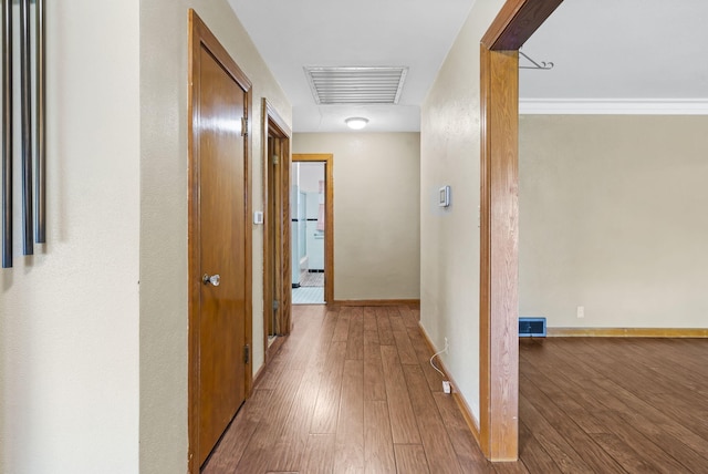 191 State Highway Y, Forsyth, MO 65653 - hall with wood finished floors and baseboards