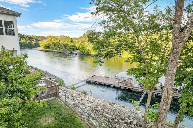 77 Anglers Pointe Unit 4, Branson, MO 65616 - dock with a water view