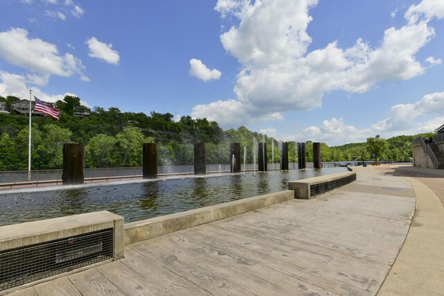 2312 Branson Landing Blvd Unit A, Branson, MO 65616 - view of property's community featuring a water view and a forest view