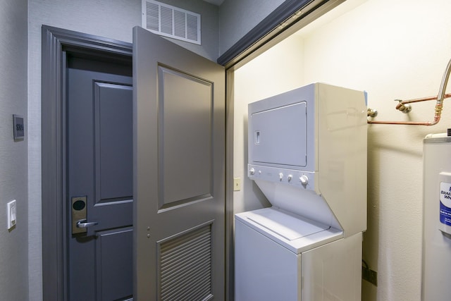2312 Branson Landing Blvd Unit A, Branson, MO 65616 - washroom featuring stacked washer / dryer