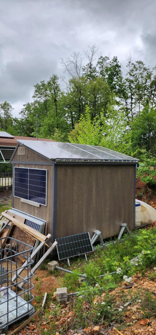 19879 Farm Rd Unit 1043, Exeter, MO 65647 - view of outbuilding featuring an outbuilding and view of wooded area