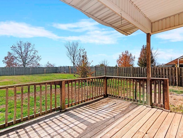 1602 E Fairwind, Ozark, MO 65721 - deck featuring a fenced backyard