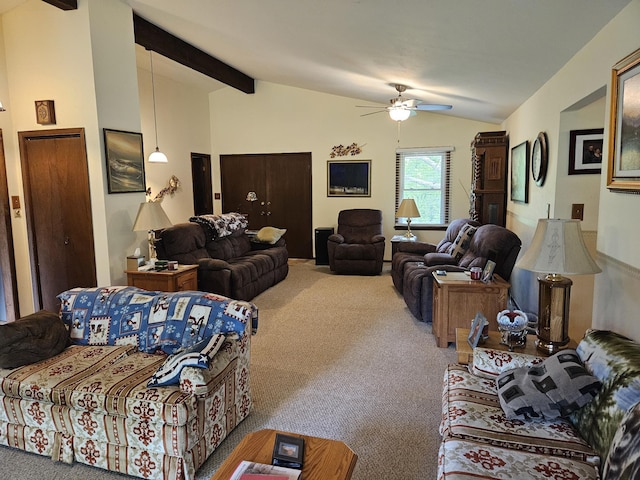 1100 County Road 8270, West Plains, MO 65775 - living area with carpet flooring and a ceiling fan