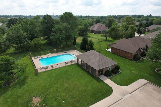 904 W Crater Cir, Nixa, MO 65714 - aerial view of a pool