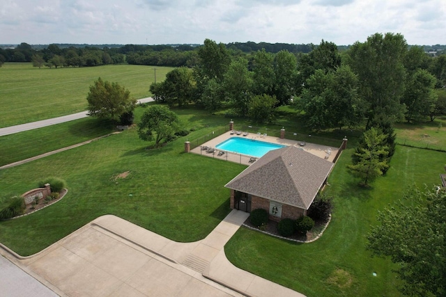 904 W Crater Cir, Nixa, MO 65714 - aerial view of sparsely populated area with a pool area
