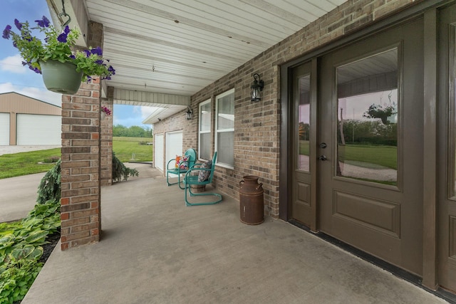 5376 S 140th Rd, Morrisville, MO 65710 - view of patio / terrace with covered porch