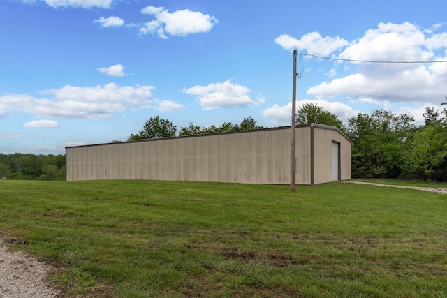 5376 S 140th Rd, Morrisville, MO 65710 - view of pole building with a lawn
