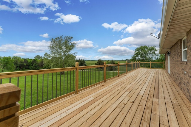 5376 S 140th Rd, Morrisville, MO 65710 - wooden terrace featuring a lawn