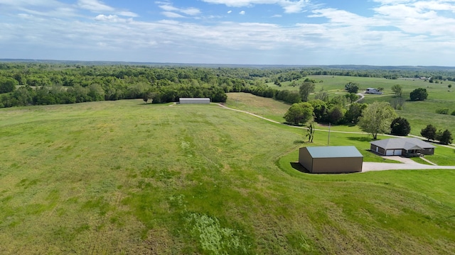 5376 S 140th Rd, Morrisville, MO 65710 - aerial view of sparsely populated area featuring a forest