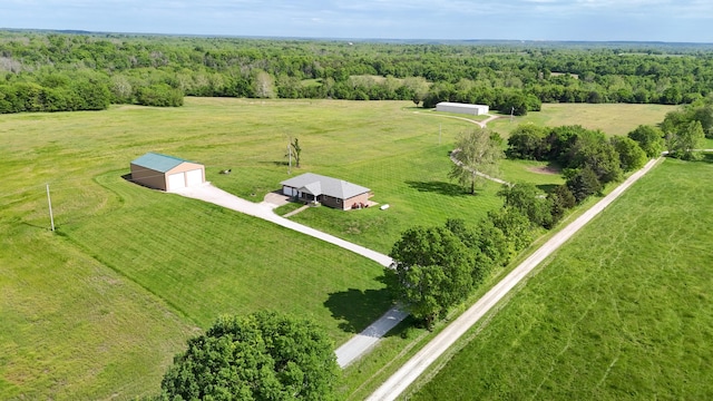 5376 S 140th Rd, Morrisville, MO 65710 - aerial view of sparsely populated area featuring a heavily wooded area