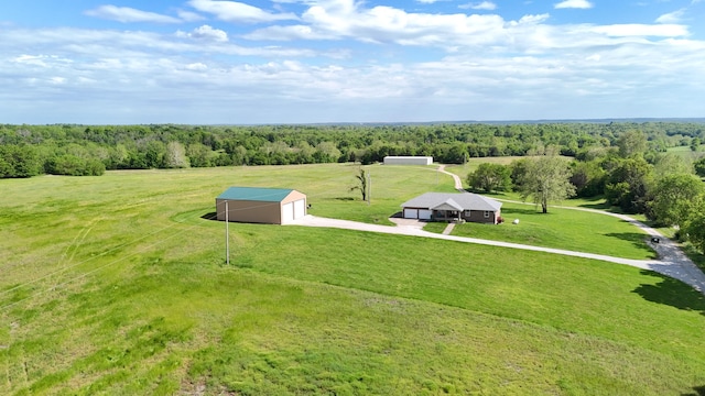 5376 S 140th Rd, Morrisville, MO 65710 - overview of rural landscape with a heavily wooded area