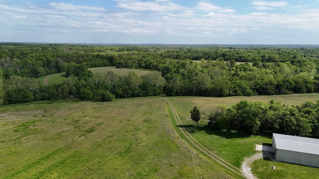 5376 S 140th Rd, Morrisville, MO 65710 - drone / aerial view of a heavily wooded area