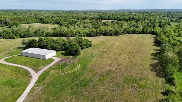 5376 S 140th Rd, Morrisville, MO 65710 - view of rural area featuring a heavily wooded area