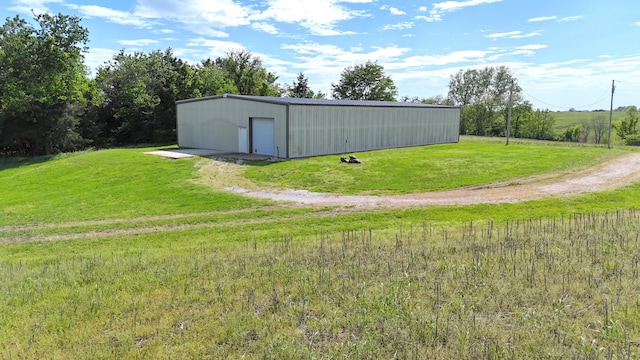 5376 S 140th Rd, Morrisville, MO 65710 - view of pole building featuring a yard