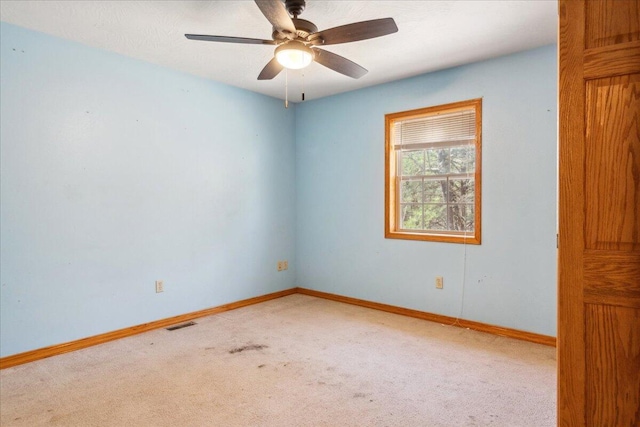 580 Cedar Hill Ln, Marshfield, MO 65706 - carpeted empty room with baseboards and ceiling fan