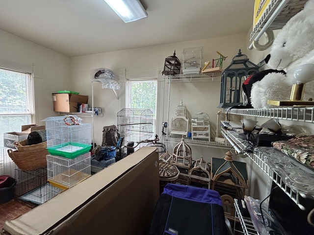 view of storage room
