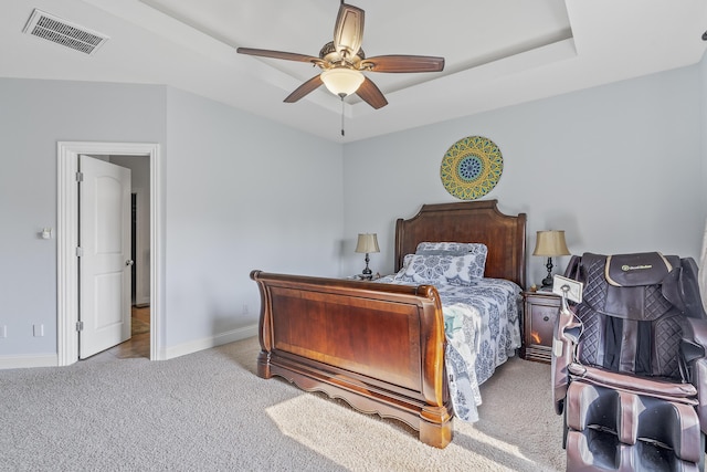 5998 S Parkhaven Ln, Springfield, MO 65810 - bedroom featuring carpet, baseboards, and ceiling fan