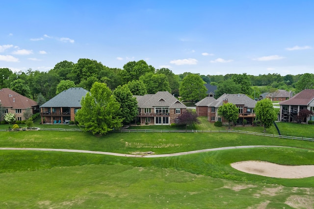 5998 S Parkhaven Ln, Springfield, MO 65810 - view of property's community with a residential view and a lawn