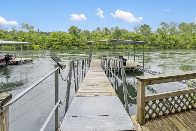 1294 Acacia Club Rd, Hollister, MO 65672 - dock area with a water view