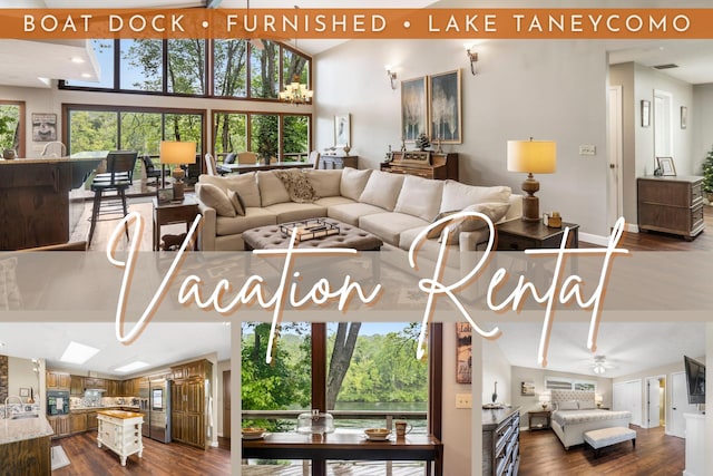 1294 Acacia Club Rd, Hollister, MO 65672 - view of marketing collateral with multiple images
