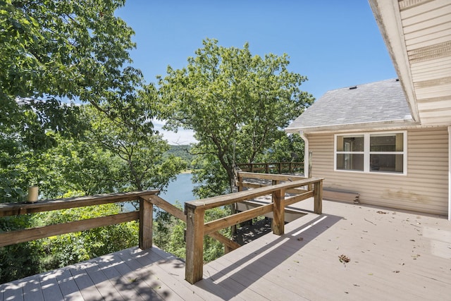 170 Sundance Rd, Cape Fair, MO 65624 - deck featuring a water view