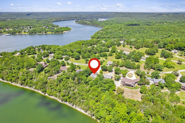 170 Sundance Rd, Cape Fair, MO 65624 - bird's eye view of a forest and a nearby body of water