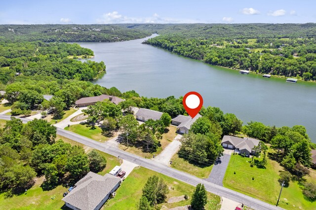 170 Sundance Rd, Cape Fair, MO 65624 - bird's eye view of a forest and a nearby body of water