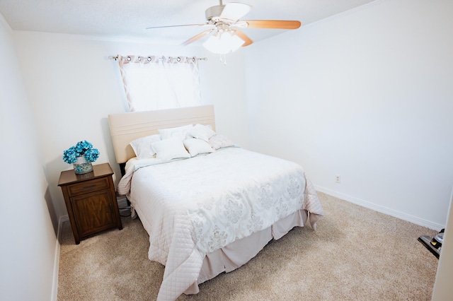 21246 County Road 295, Hermitage, MO 65668 - bedroom featuring carpet, baseboards, and ceiling fan