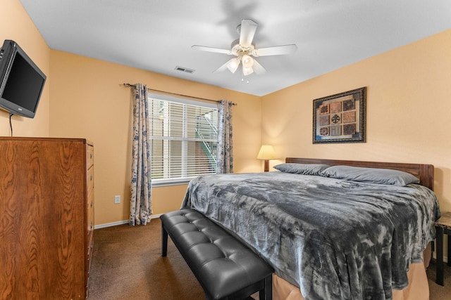 351 S Wildwood Dr Unit 3-2, Branson, MO 65616 - carpeted bedroom with baseboards and ceiling fan