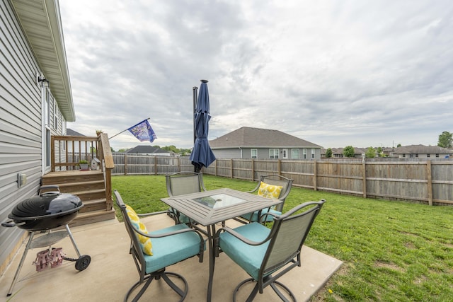 358 W Granada St, Republic, MO 65738 - view of patio / terrace with outdoor dining space and area for grilling
