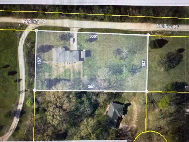 310 Mulling Dr, Highlandville, MO 65669 - map of property location with property boundaries highlighted