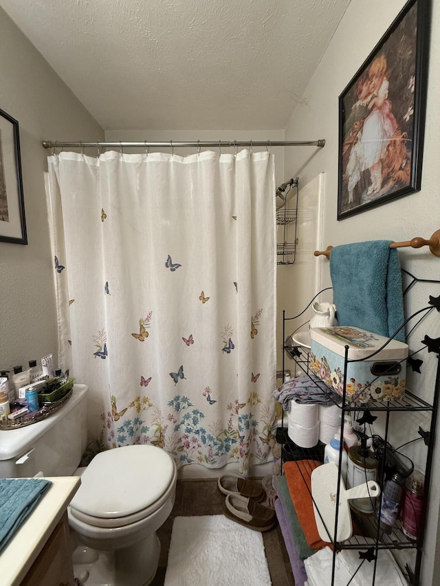 310 Mulling Dr, Highlandville, MO 65669 - full bath featuring toilet and a textured ceiling