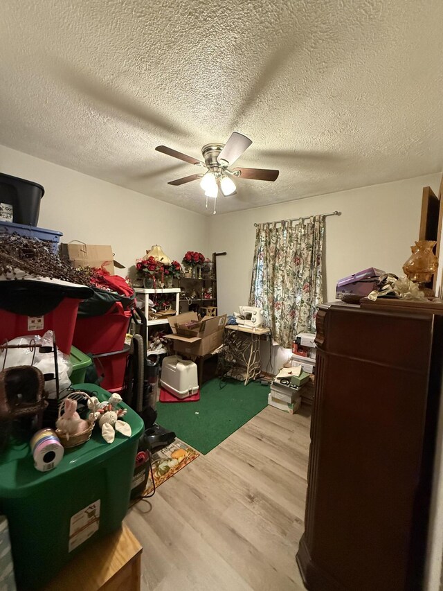 310 Mulling Dr, Highlandville, MO 65669 - storage room featuring ceiling fan
