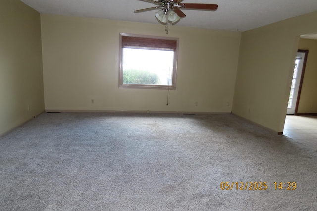 127 Grand Prairie Dr, Willard, MO 65781 - empty room featuring a ceiling fan and light carpet