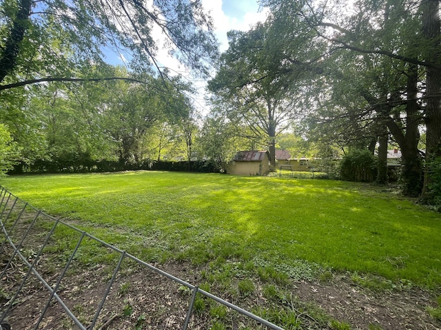 view of fenced backyard