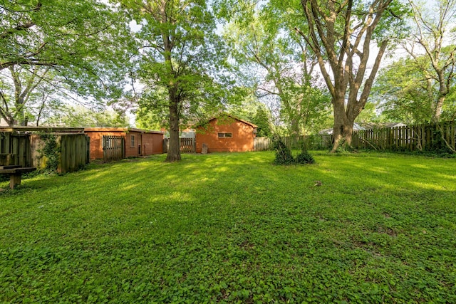 view of yard