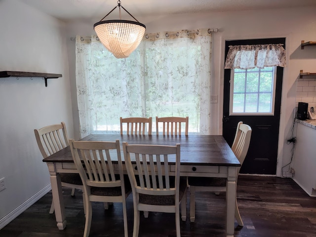 4181 S 105th Rd, Bolivar, MO 65613 - dining space featuring wood finished floors and baseboards