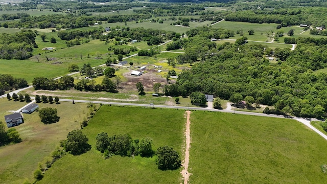 4181 S 105th Rd, Bolivar, MO 65613 - aerial view of property and surrounding area featuring rural landscape