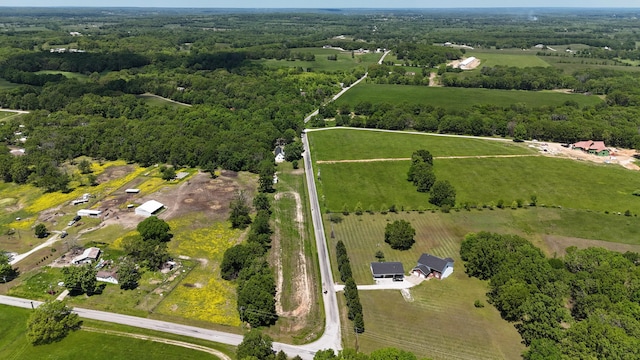 4181 S 105th Rd, Bolivar, MO 65613 - aerial overview of property's location with rural landscape