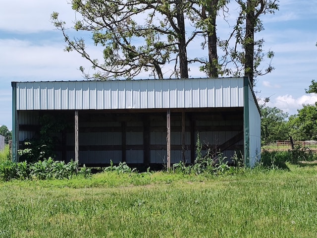 4181 S 105th Rd, Bolivar, MO 65613 - view of pole building with a detached carport