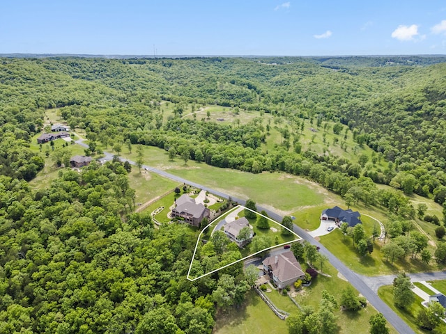 122 Arabian Way, Saddlebrooke, MO 65630 - view of property location with a forest and property boundaries highlighted