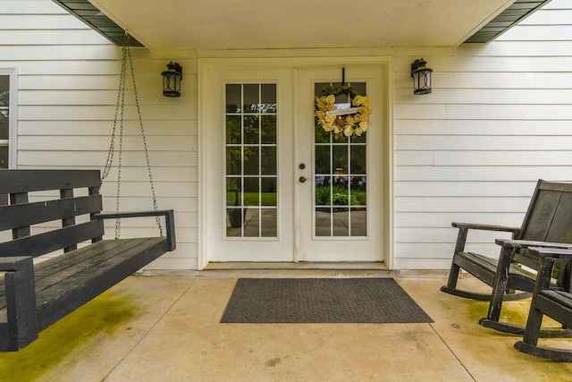 4216 Skyline Rd, Seymour, MO 65746 - property entrance with french doors