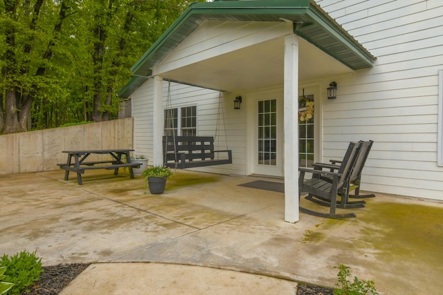 4216 Skyline Rd, Seymour, MO 65746 - view of patio featuring fence