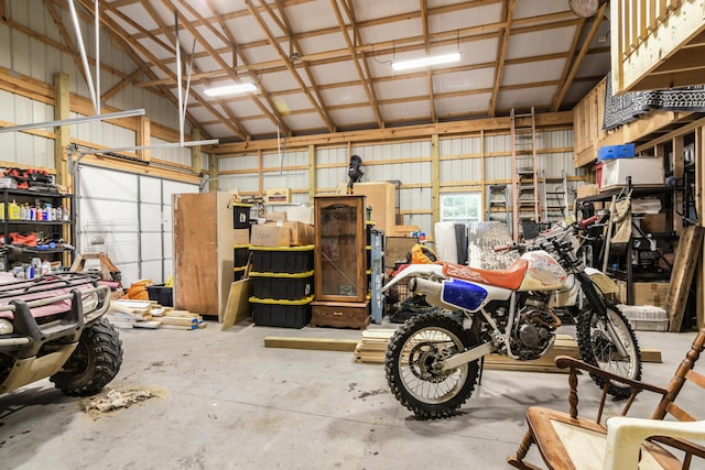 4216 Skyline Rd, Seymour, MO 65746 - garage with metal wall